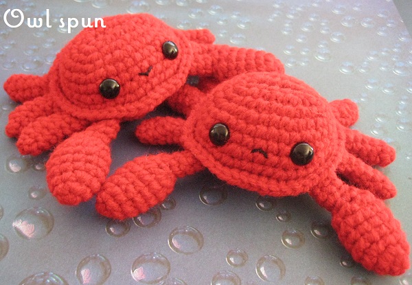 Crab Amigurumi Crochet Pattern