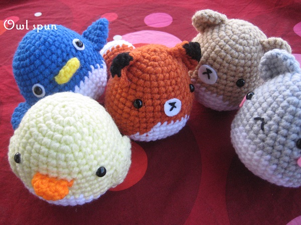 Critter Amigurumi Crochet Pattern Set