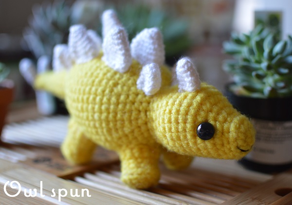 Stegosaurus Amigurumi Crochet Pattern