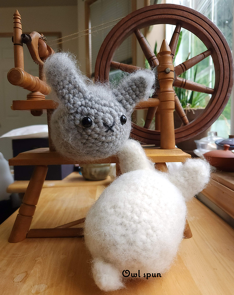Angora Bunny Dumpling Amigurumi Crochet Pattern FREE!